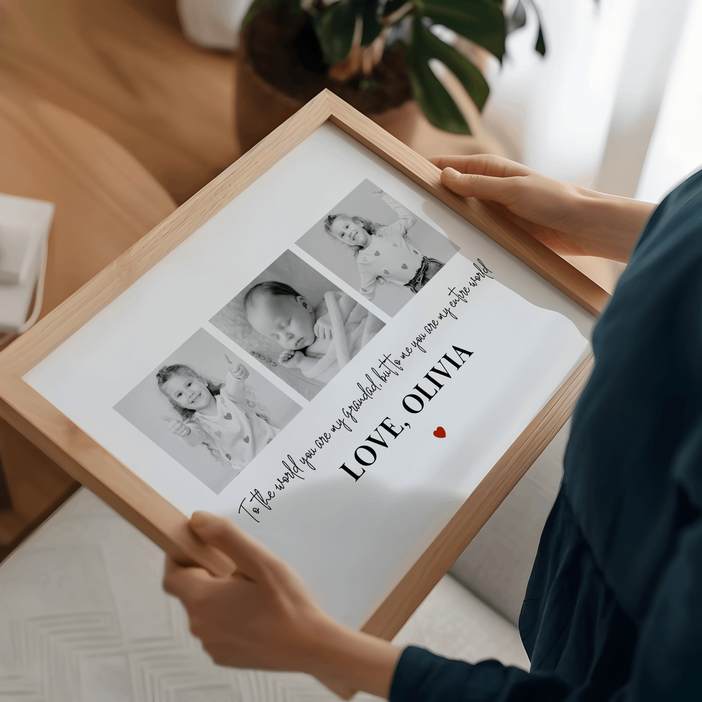 To The World You Are Grandad Print