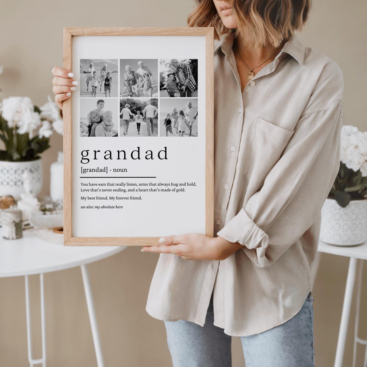 Photo Print For Grandad