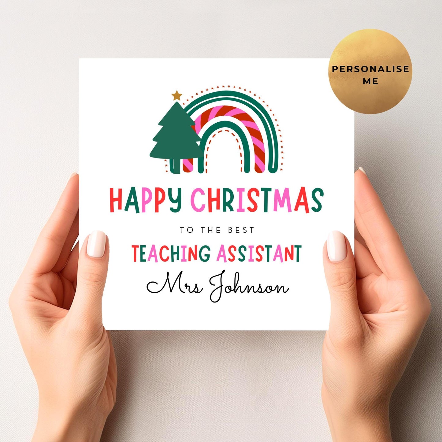 Teaching Assistant Christmas Card