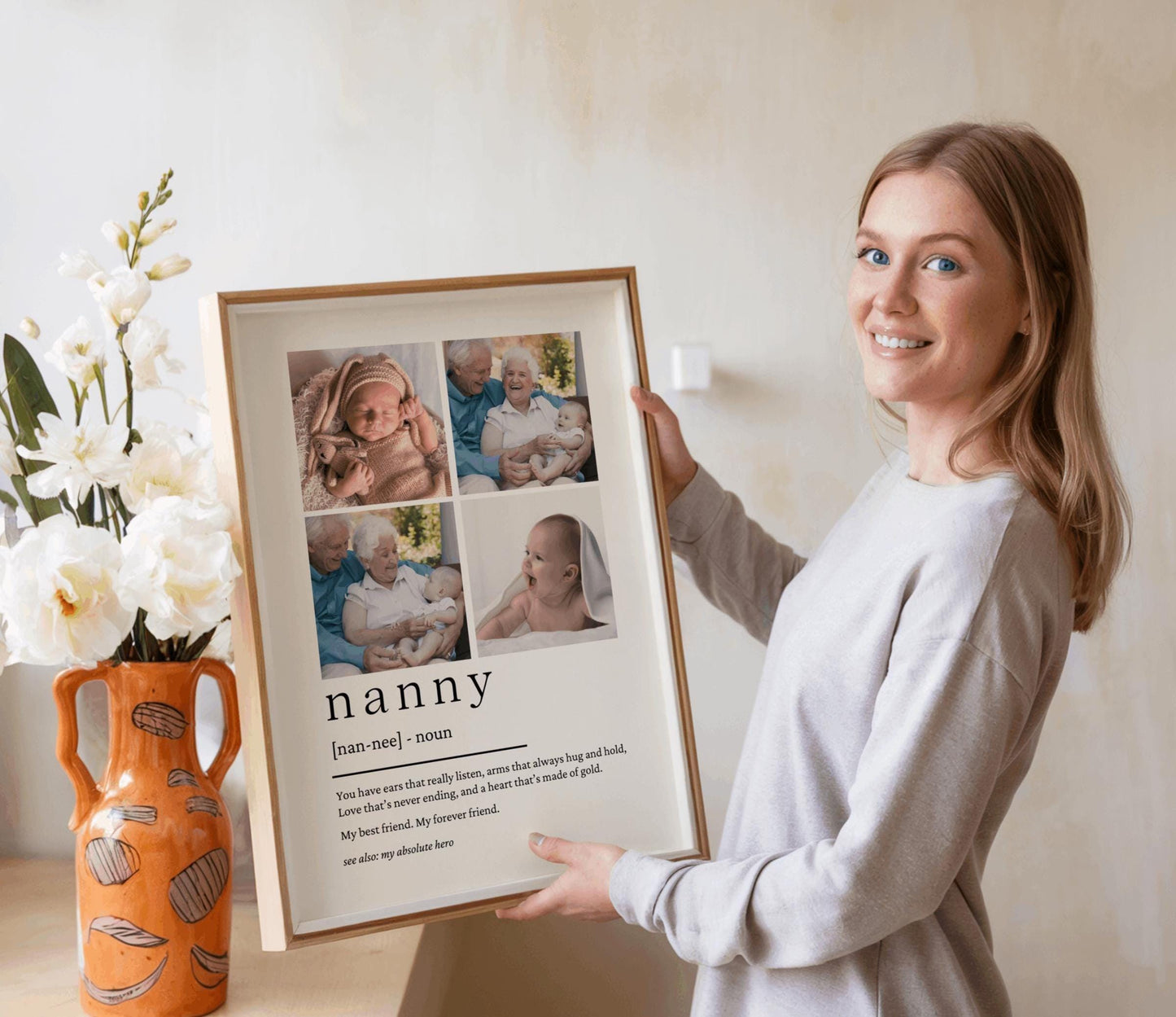 Photo Print For Nanny