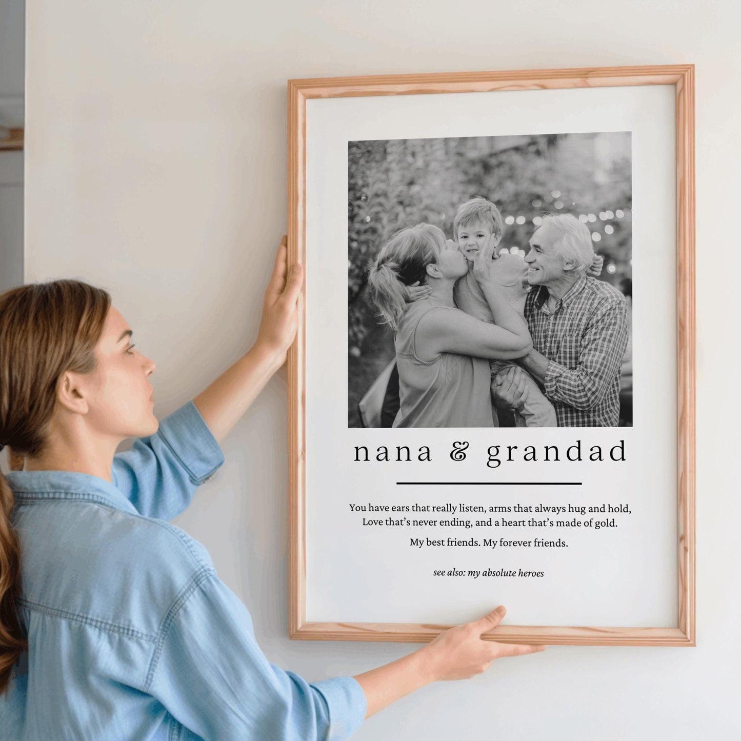 Photo Print For Nan & Grandad