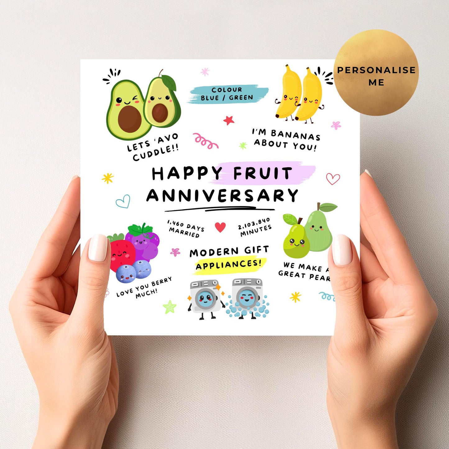 Fourth Anniversary Card