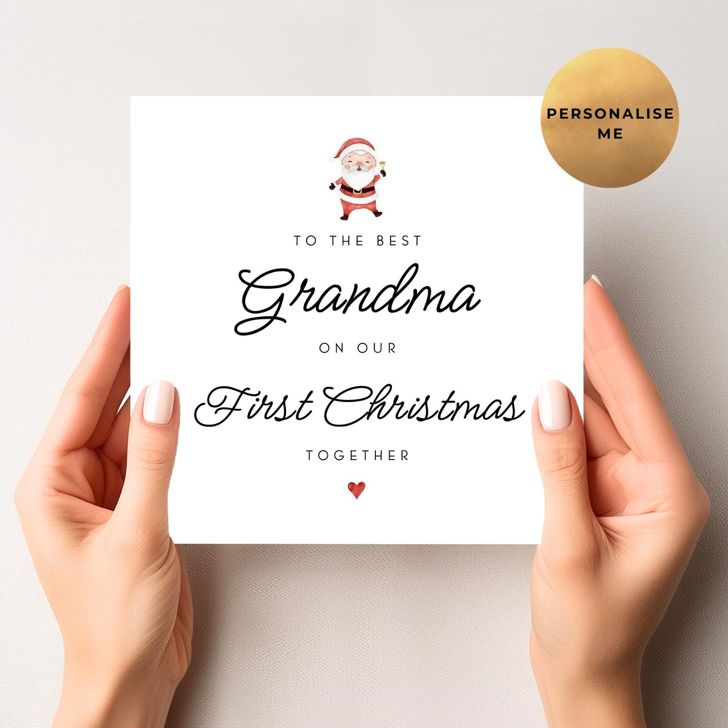 First Christmas Card for Nanny