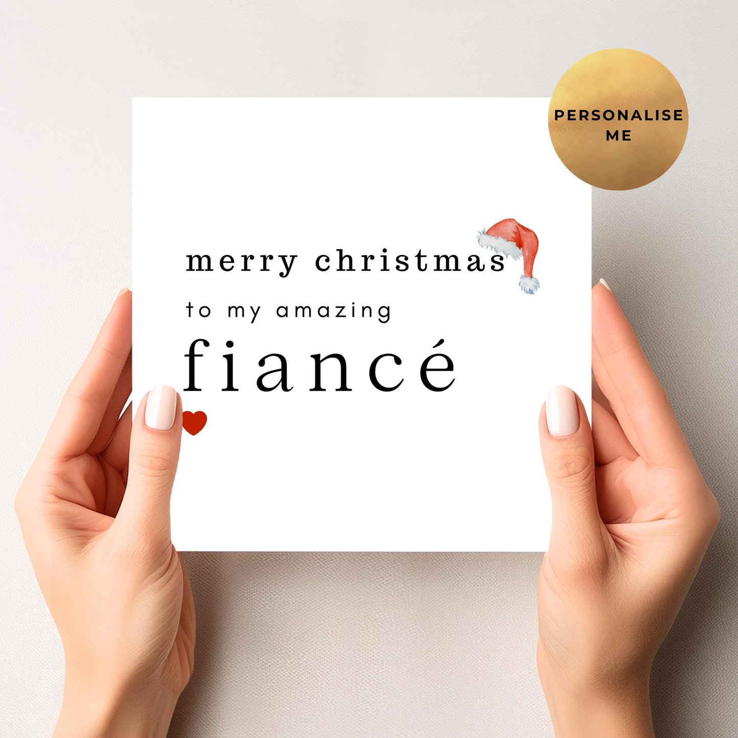 Christmas Card for Fiancé