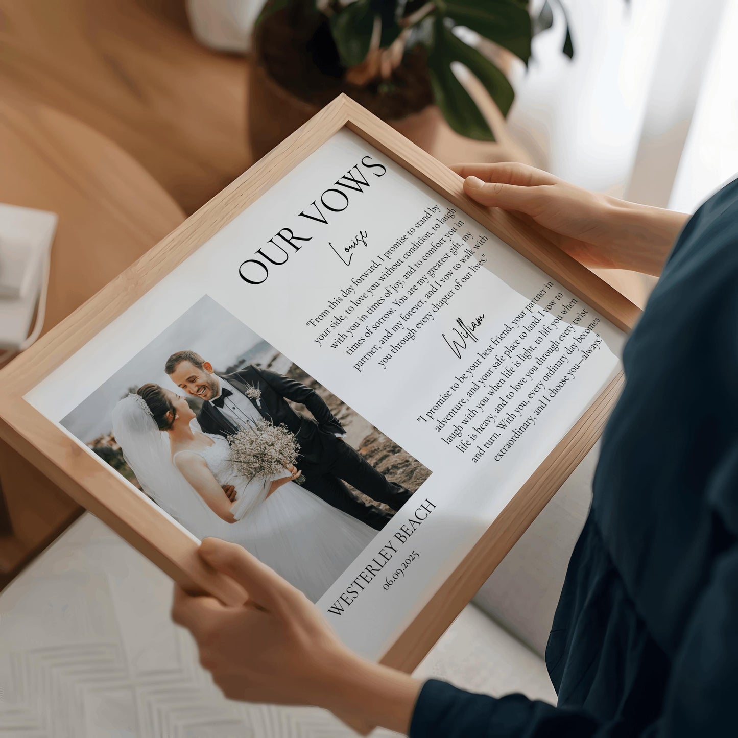 Wedding Vows Photo Print