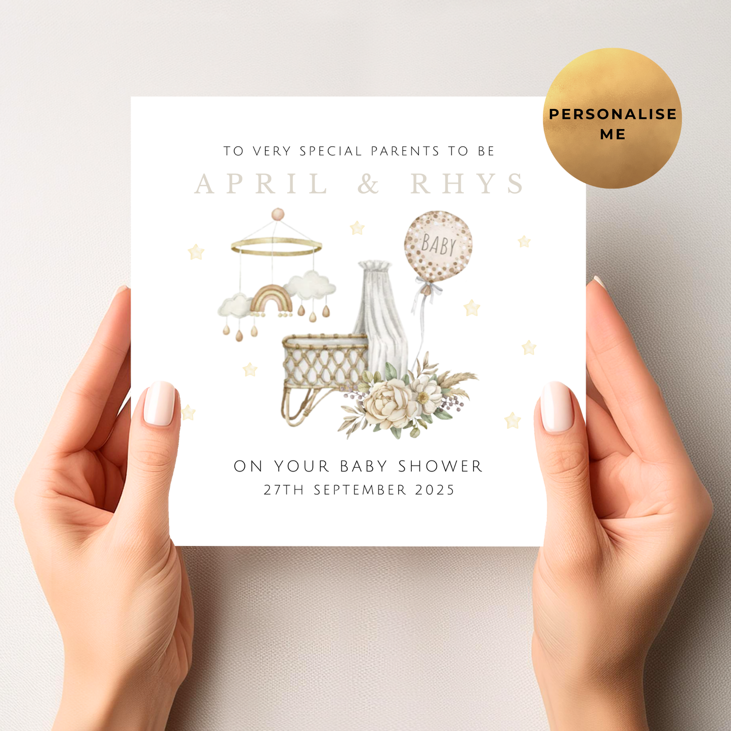 Unisex Baby Shower Card