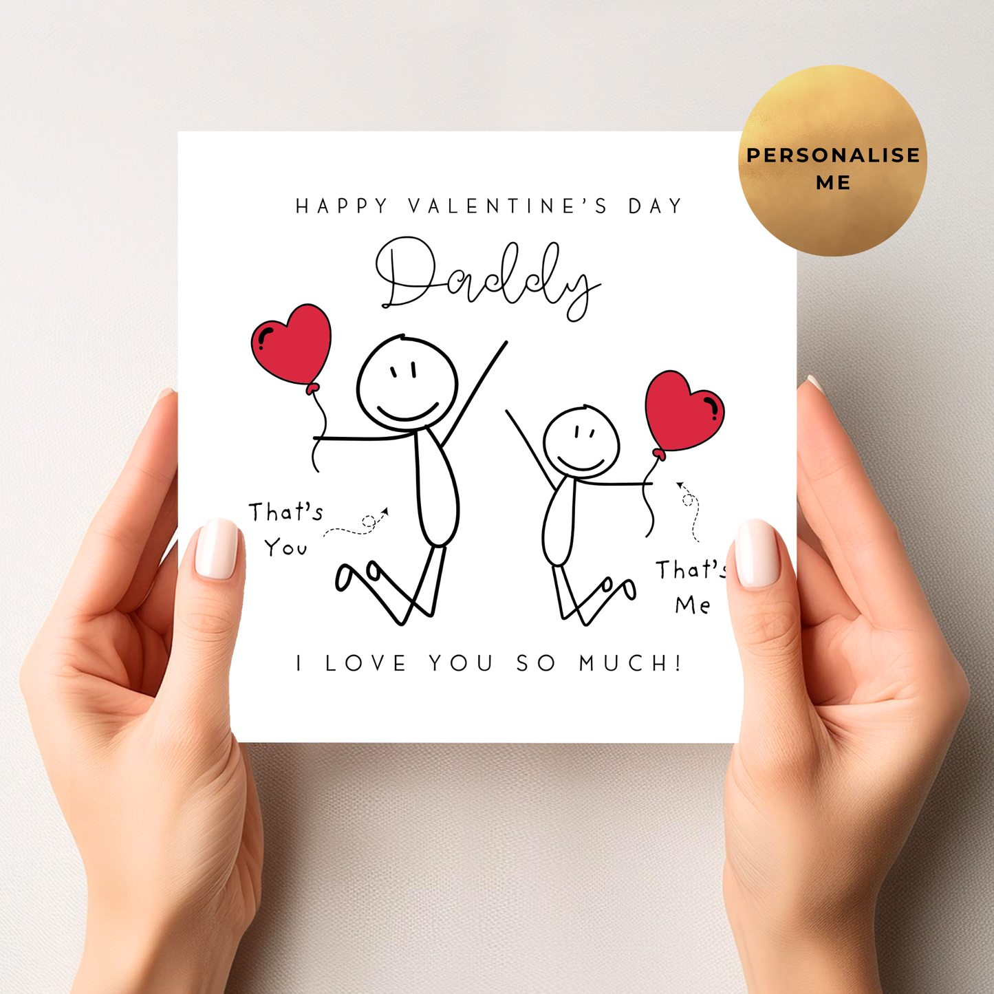 Valentine's Card For Daddy