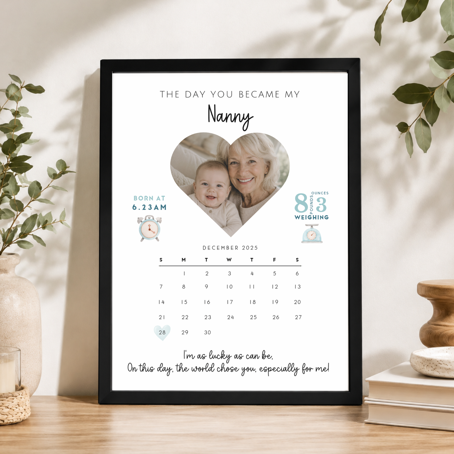 The Day You Became My Nana Print