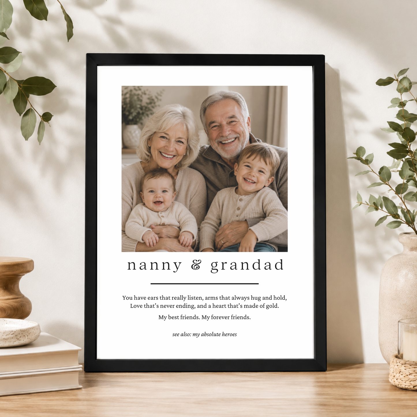 Photo Print For Nan & Grandad