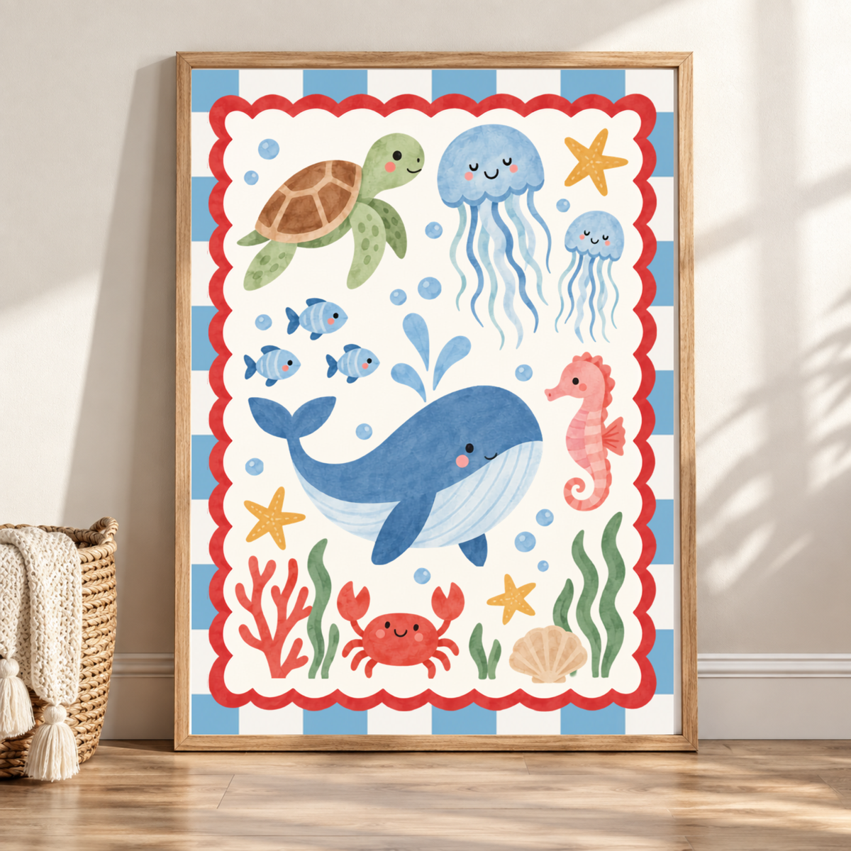Under The Sea Nursery Print