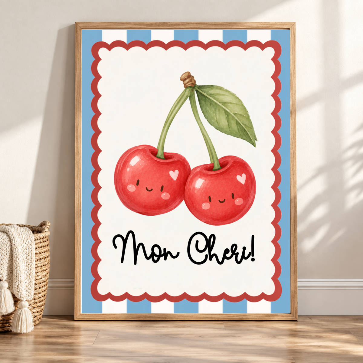 Mon Cheri Cherry Print