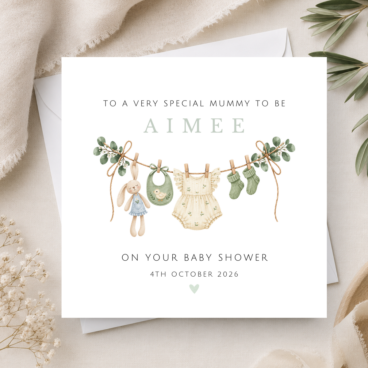 Baby Shower Card For Mum To Be