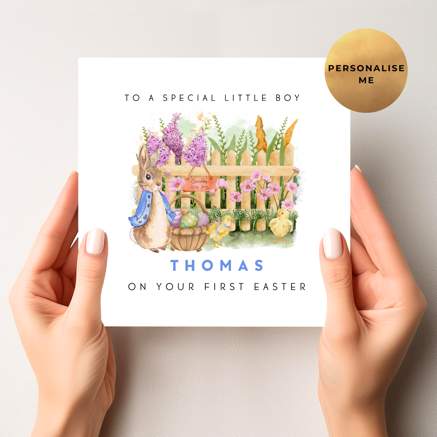 Peter Rabbit First Easter Card For Little Boy