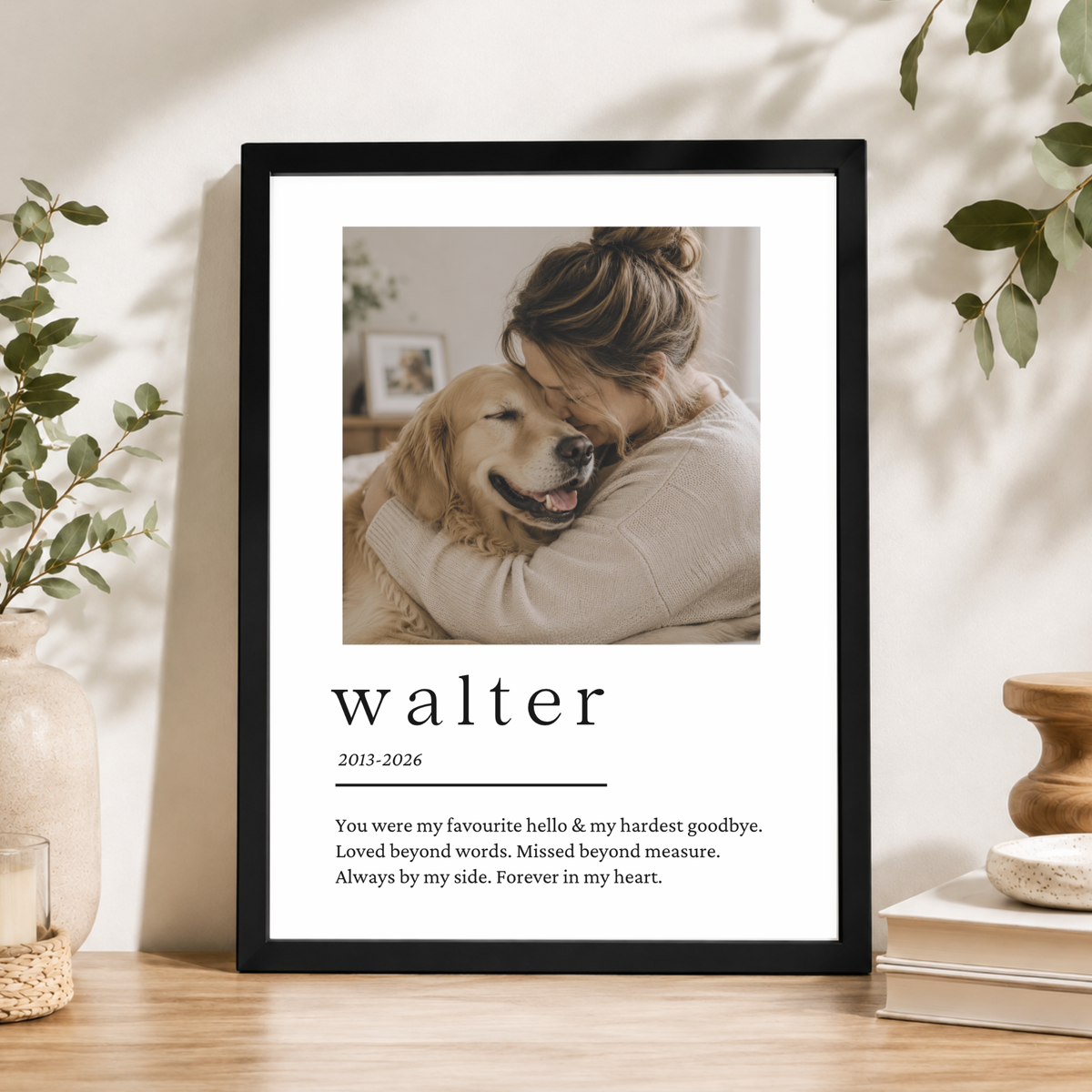 Dog Memorial Print