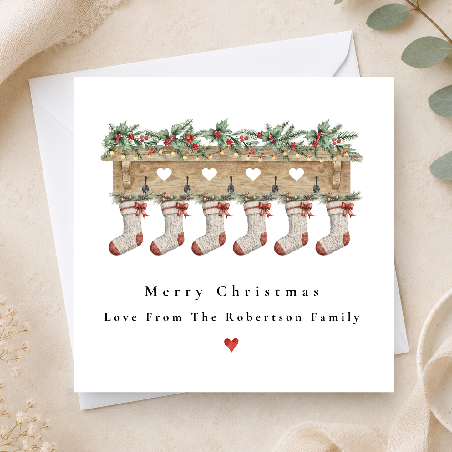 Stocking Christmas Card Pack