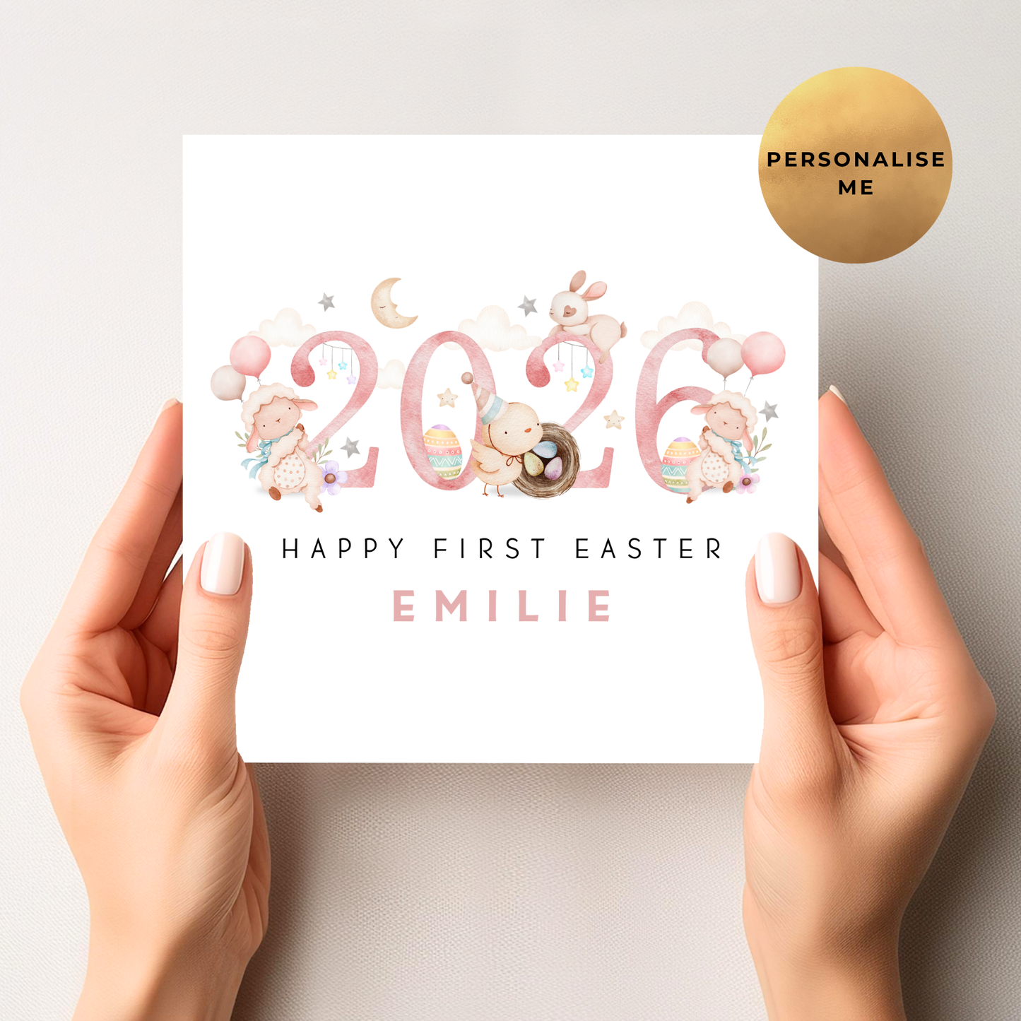 First Easter Card For Little Girl