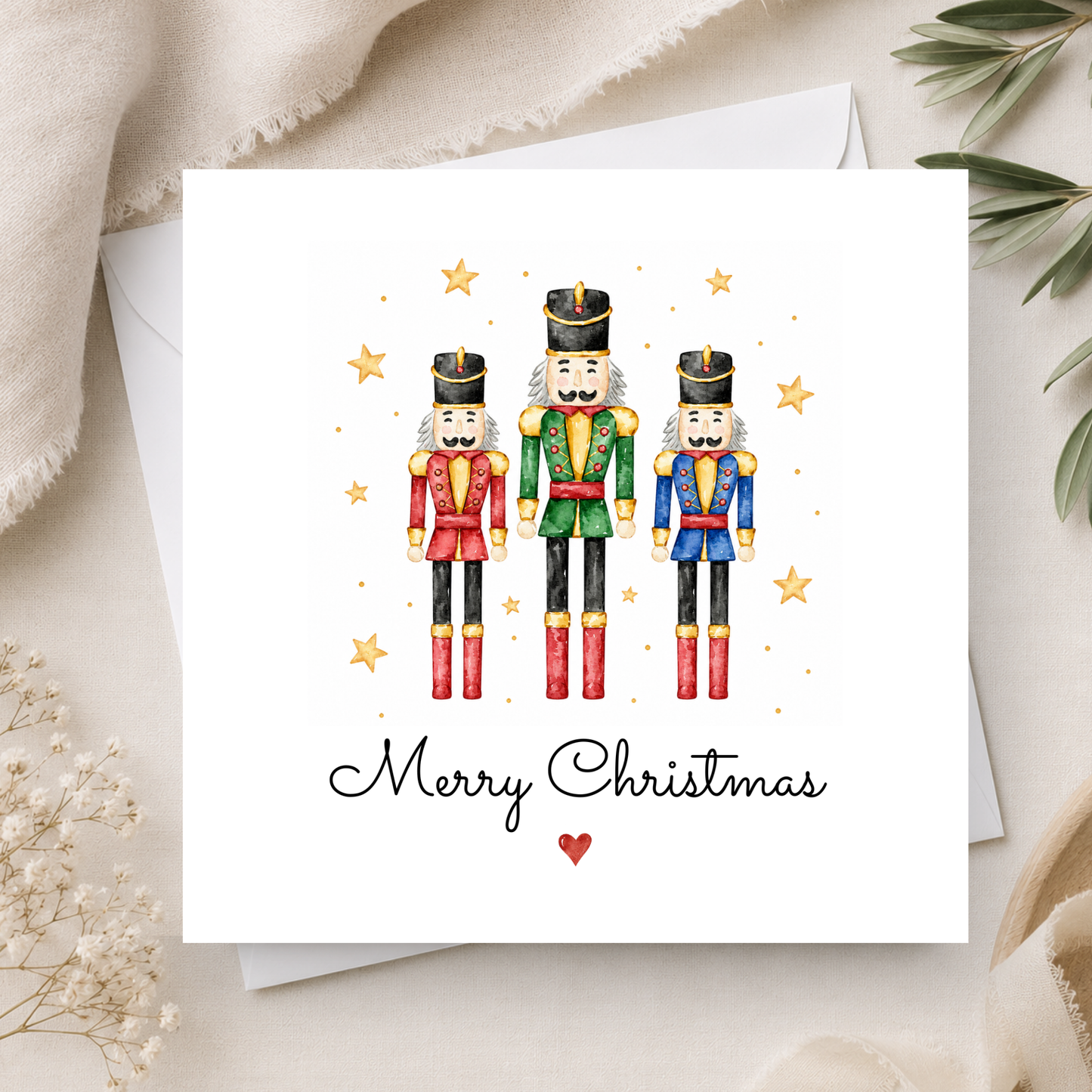 Nutcracker Christmas Card