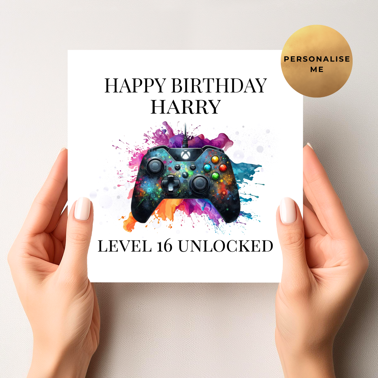 Gamer Birthday Card