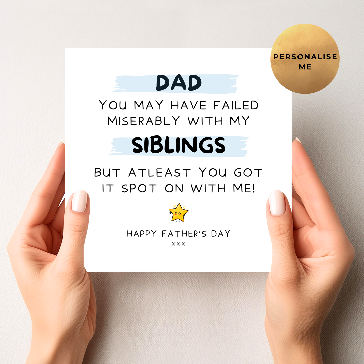 Rude Father's Day Card