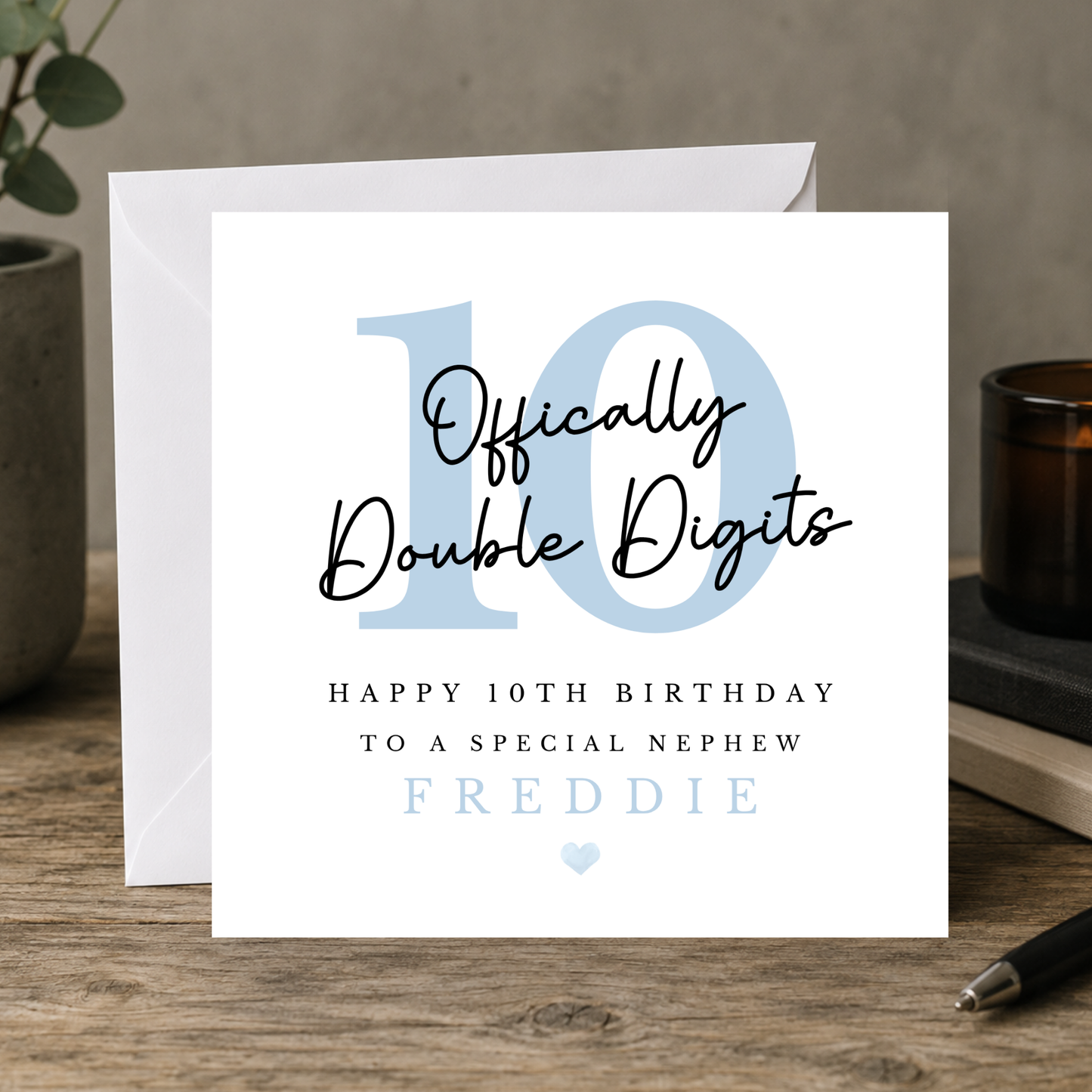 10th Birthday Card