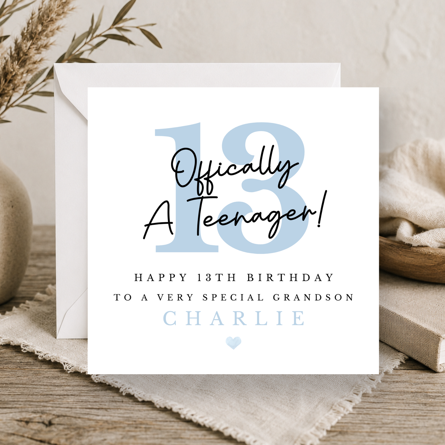 13th Birthday Card