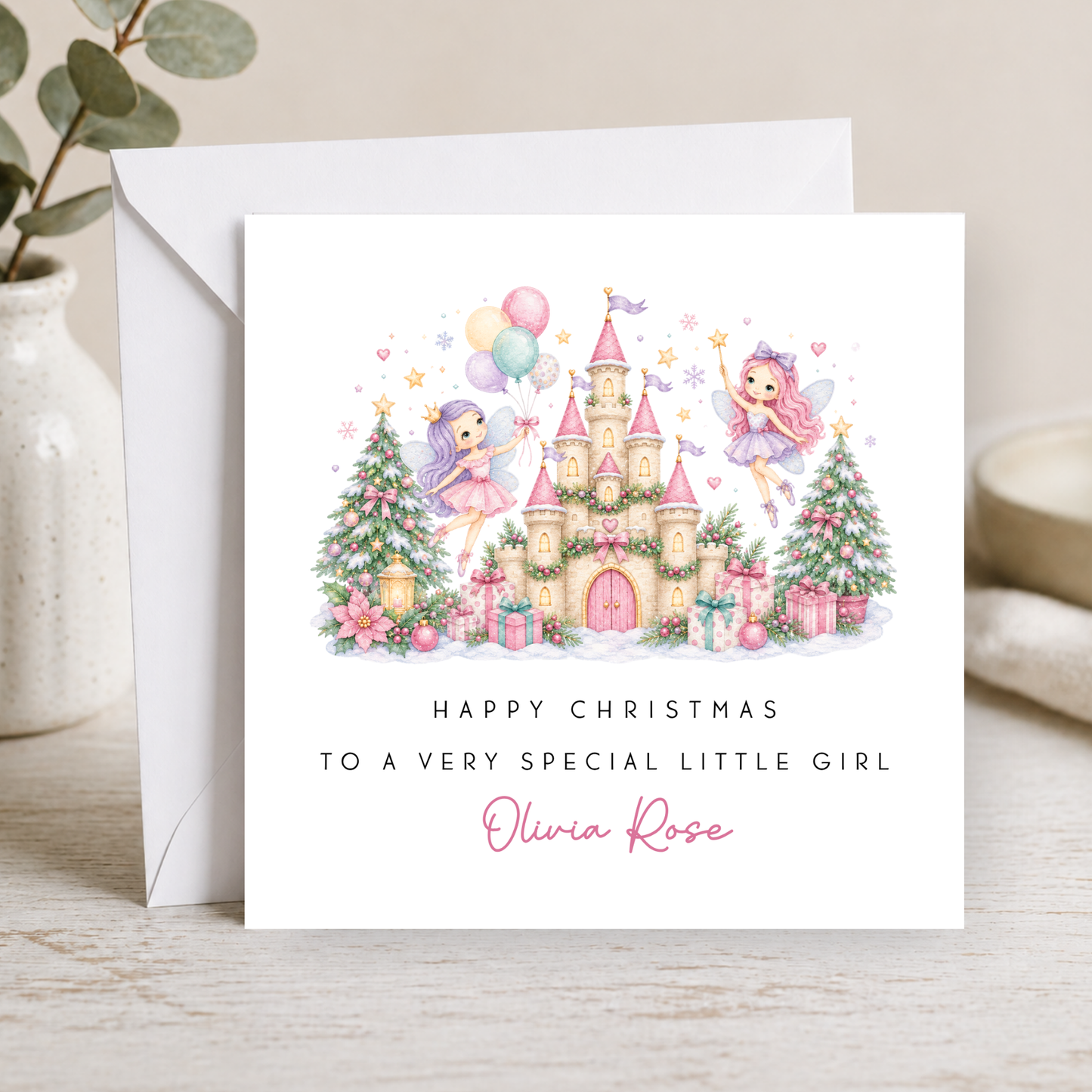 Princess Fairy Christmas Card