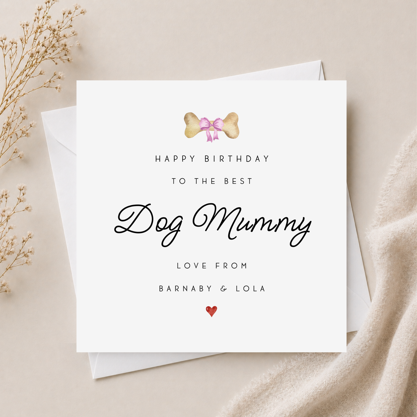 Dog Mum Birthday Card