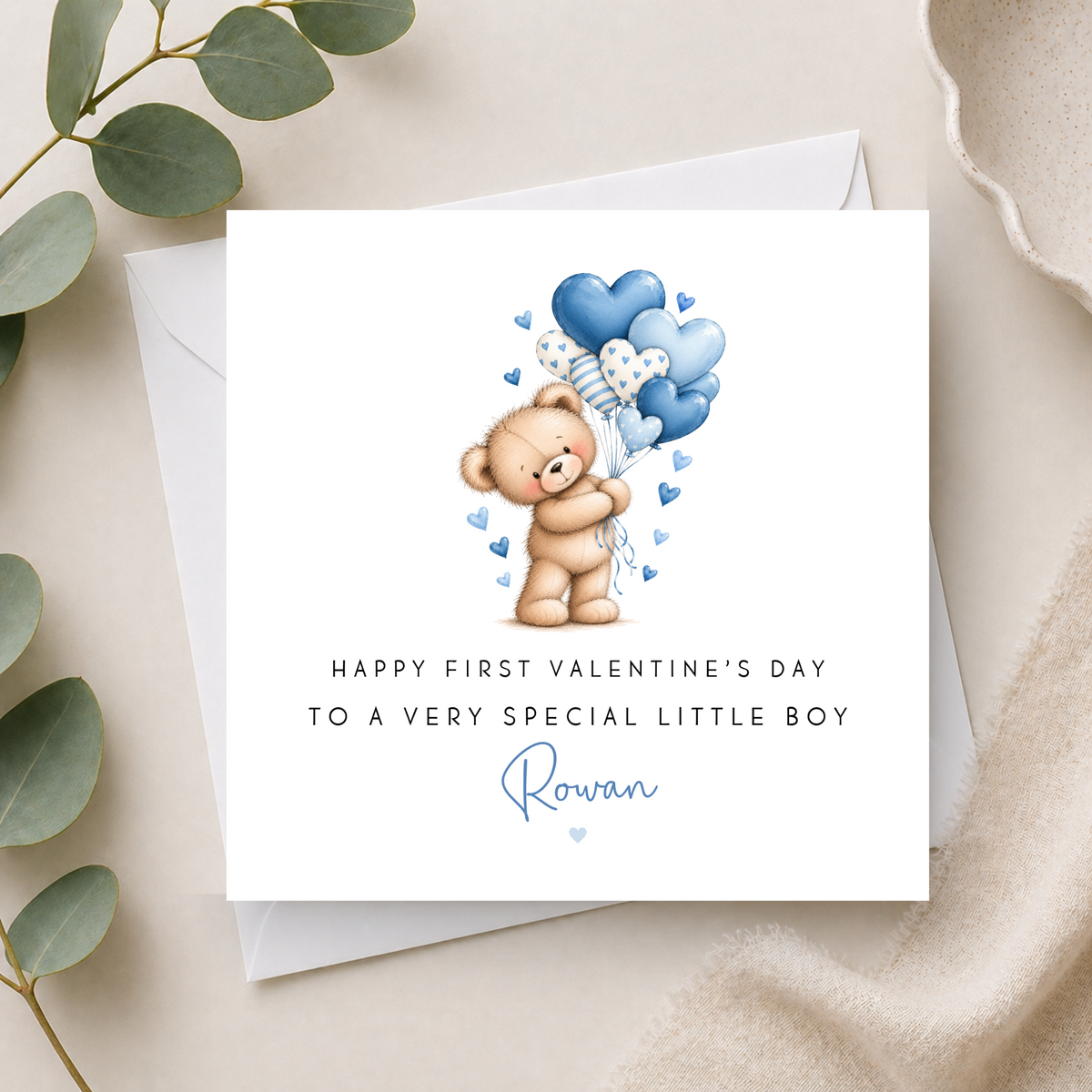 Teddy Bear 1st Valentine's Day Card
