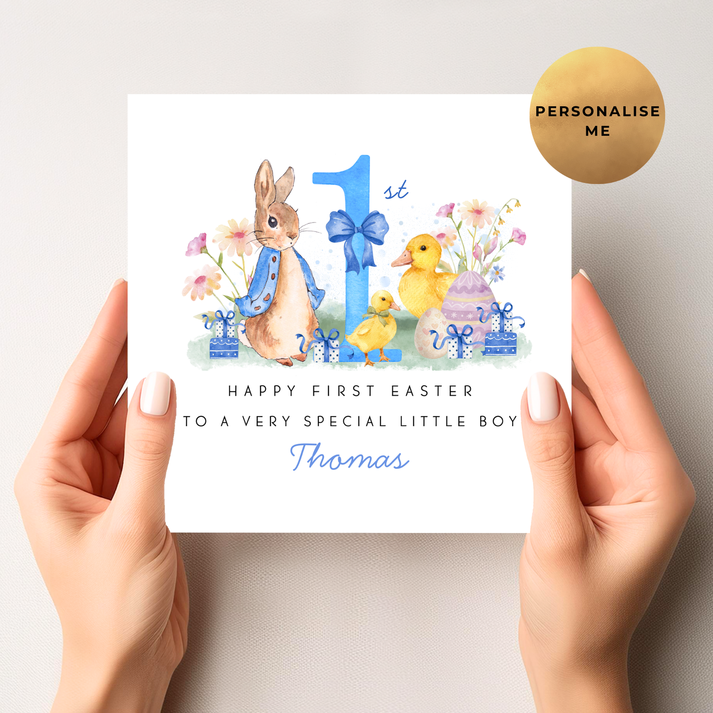 Peter Rabbit First Easter Card For Little Boy