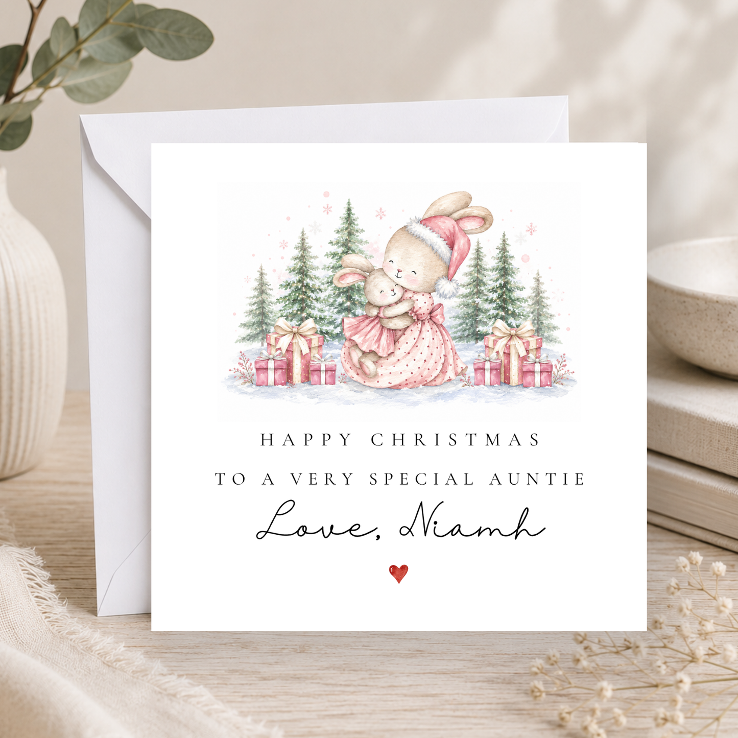 Bunny Christmas Card