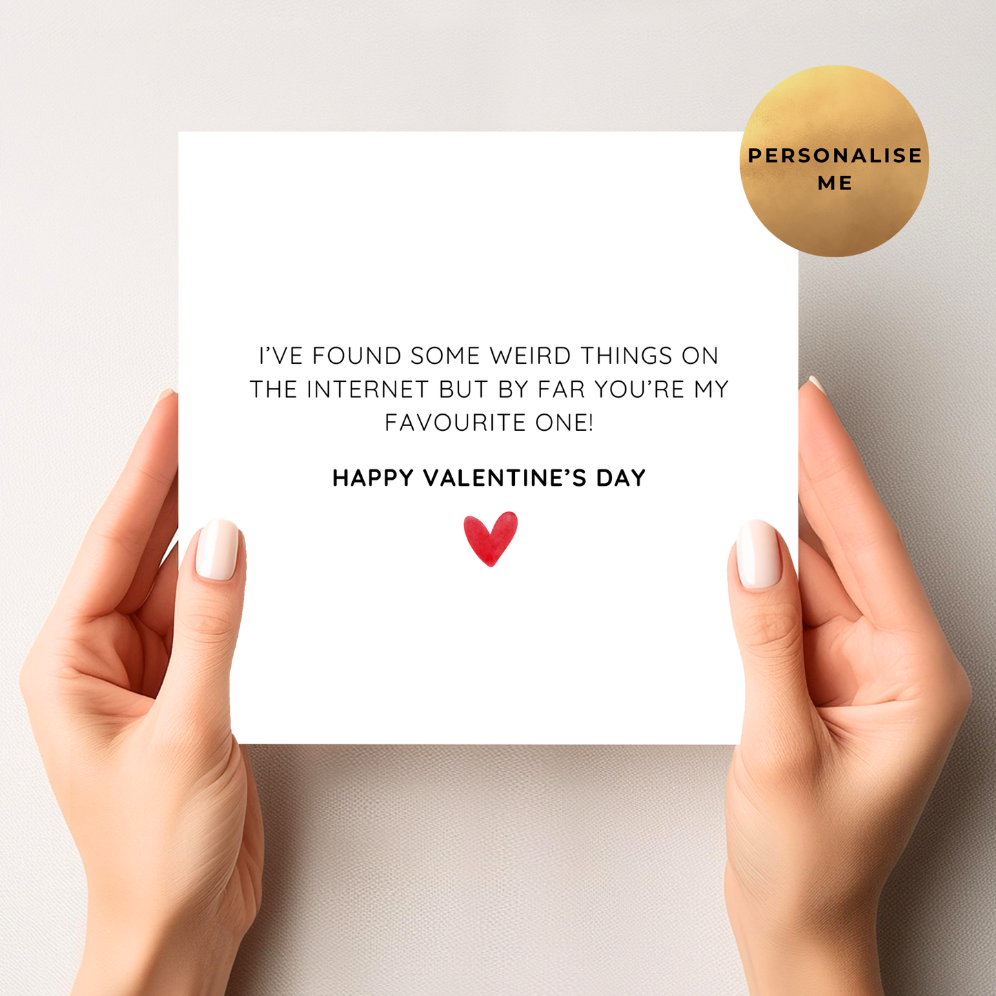 Weird Things On The Internet Valentine's Card