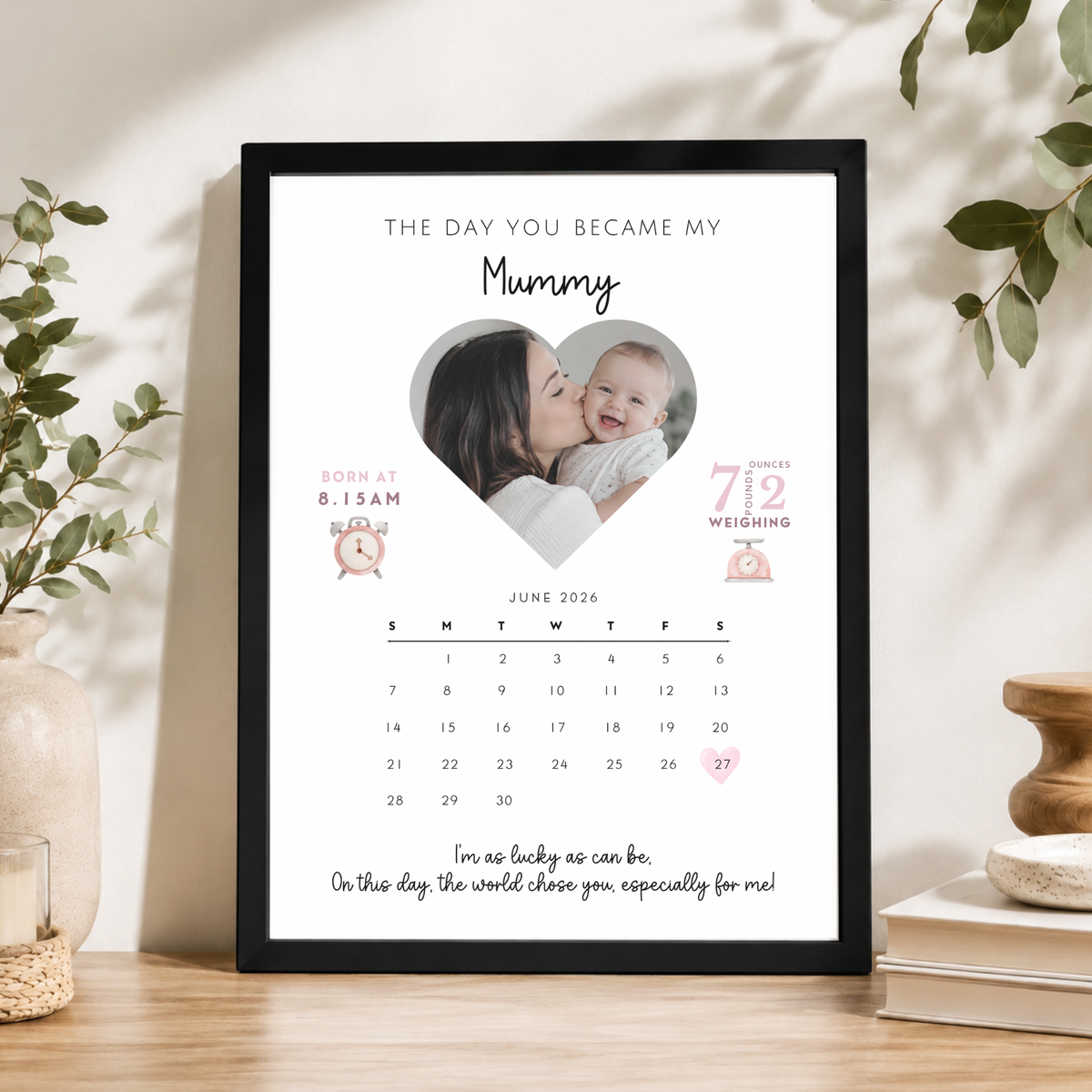 The Day You Became My Mummy Print