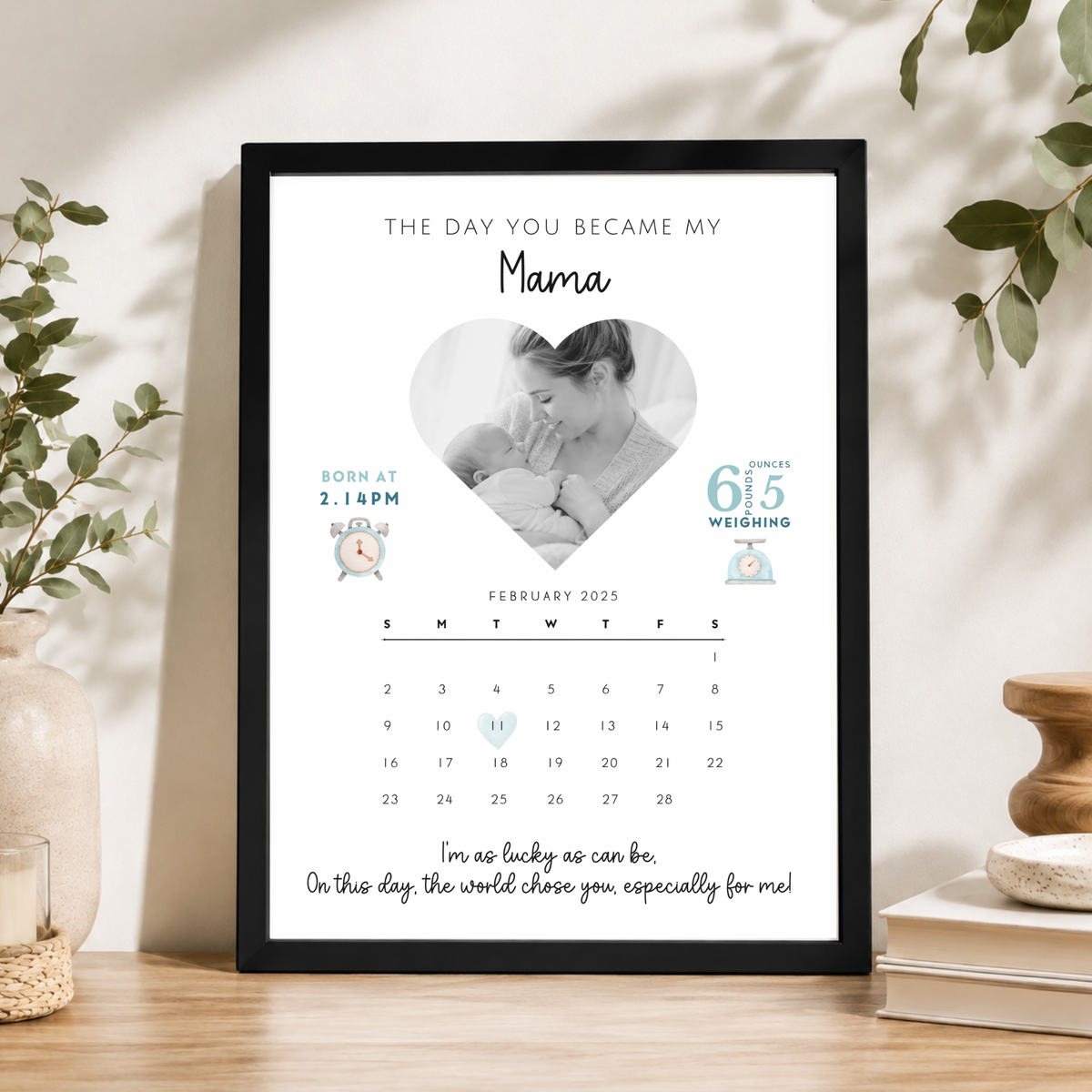 The Day You Became My Mama Print