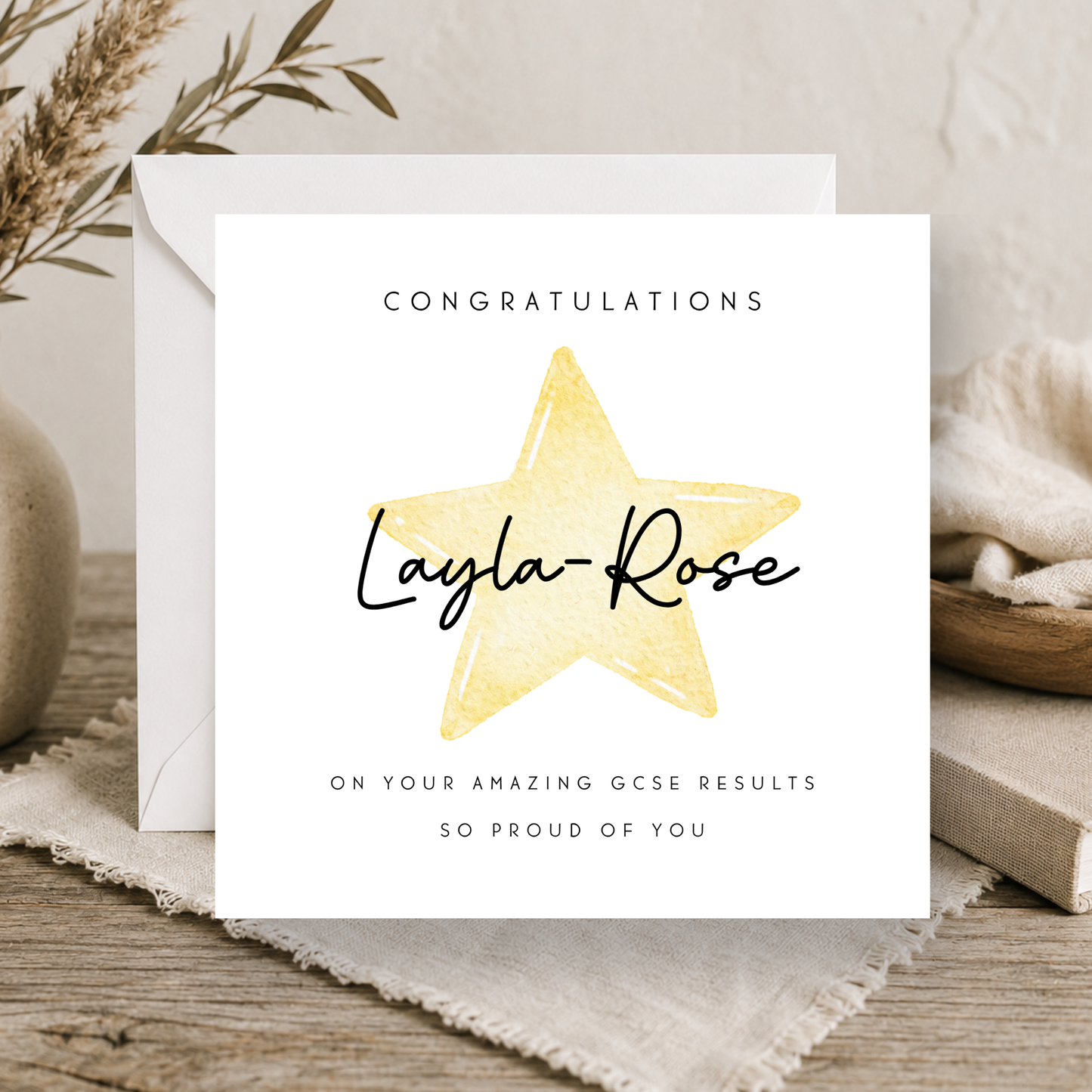 GCSEs Congratulations Card
