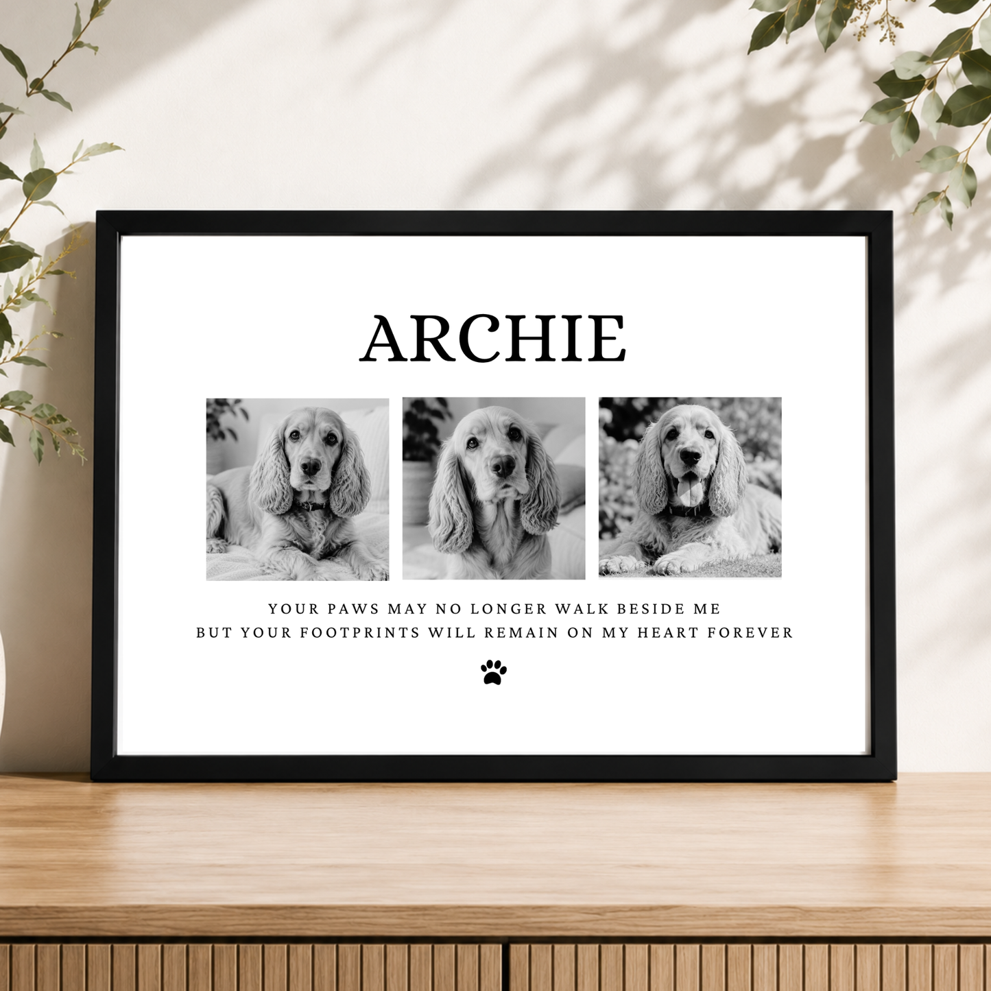 Dog Memorial Print