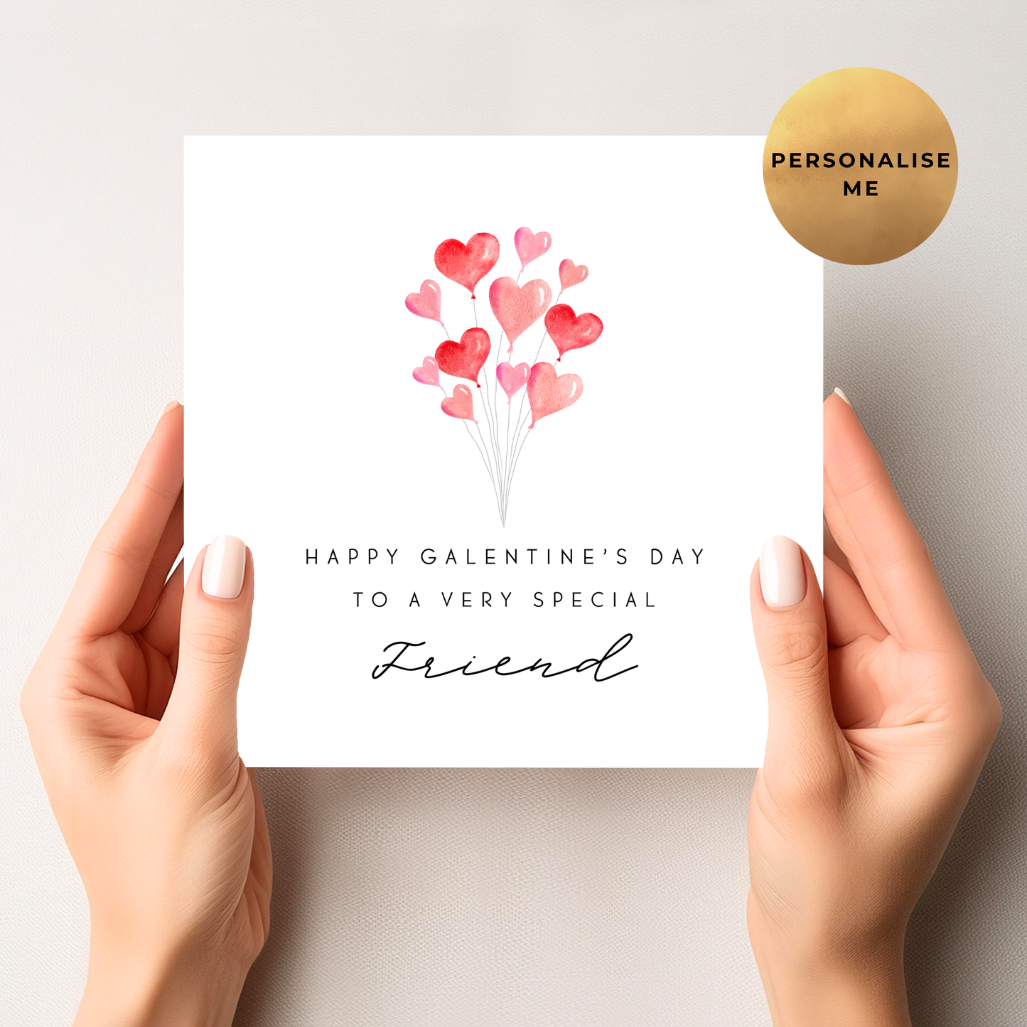 Simple Galentine's Day Card
