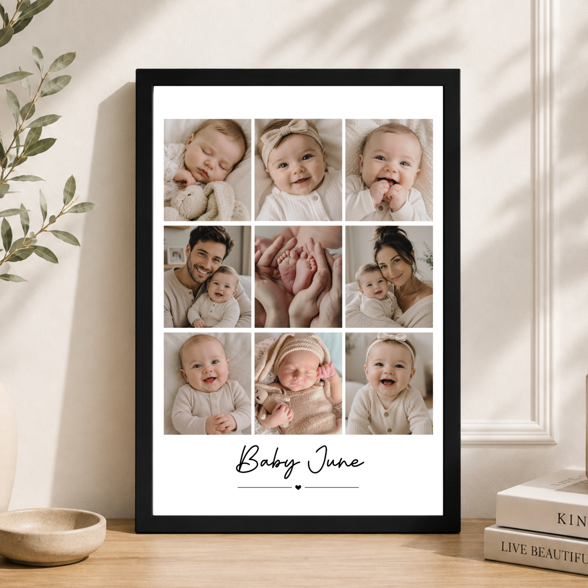 Baby Photo Keepsake Print