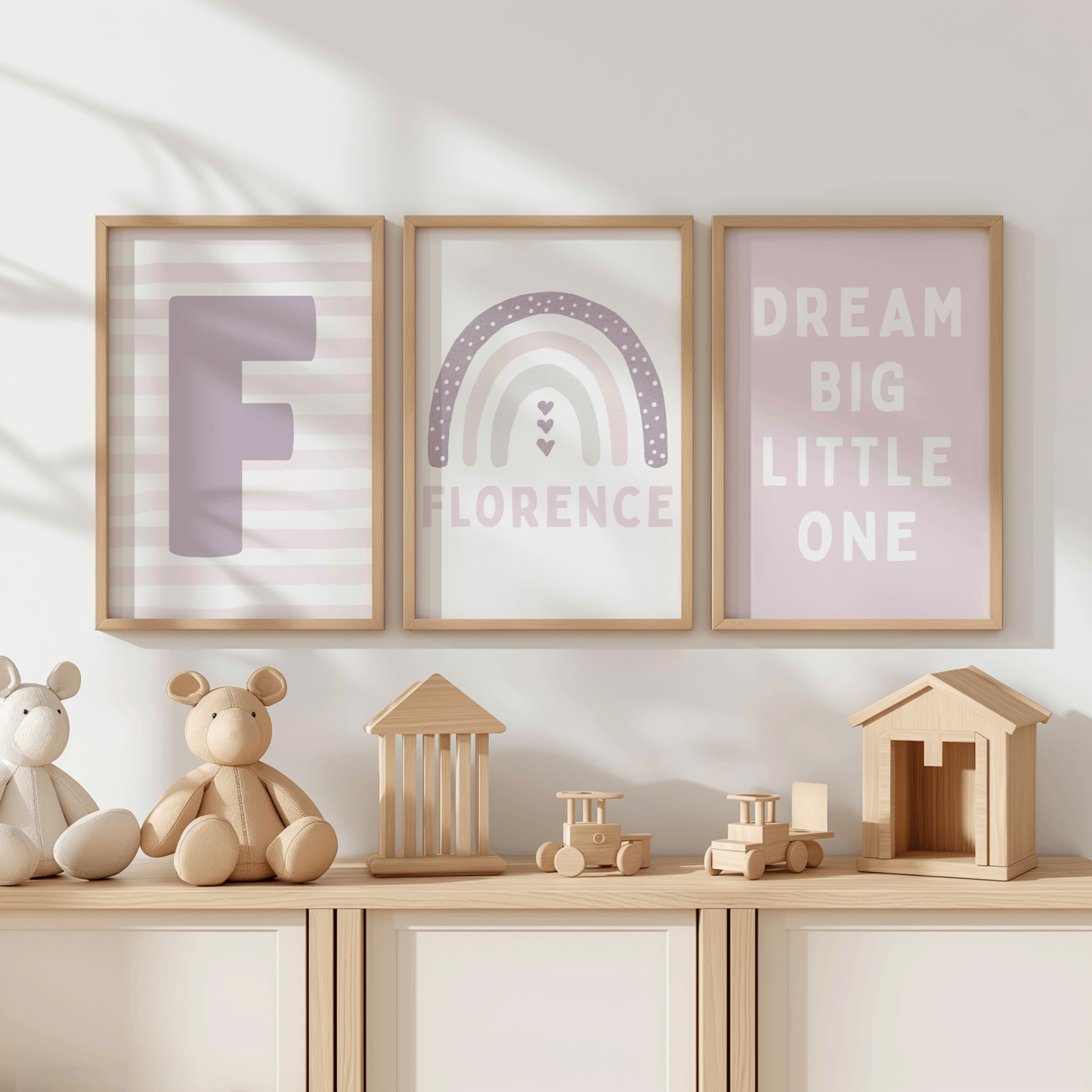 3x Dream Big Nursery Prints