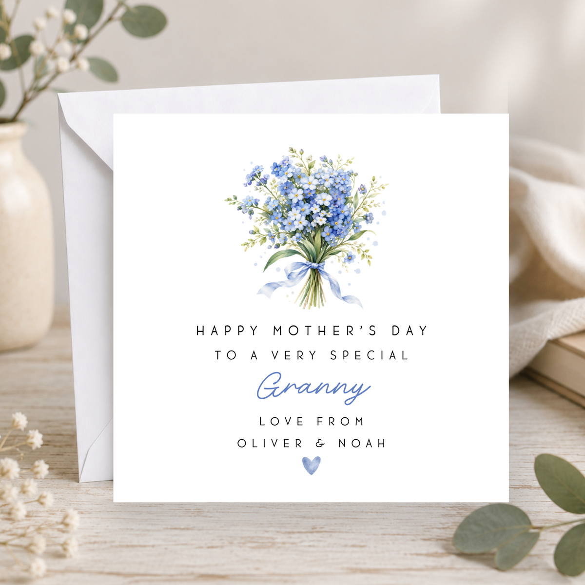 Floral Mother's Day Card For Granny