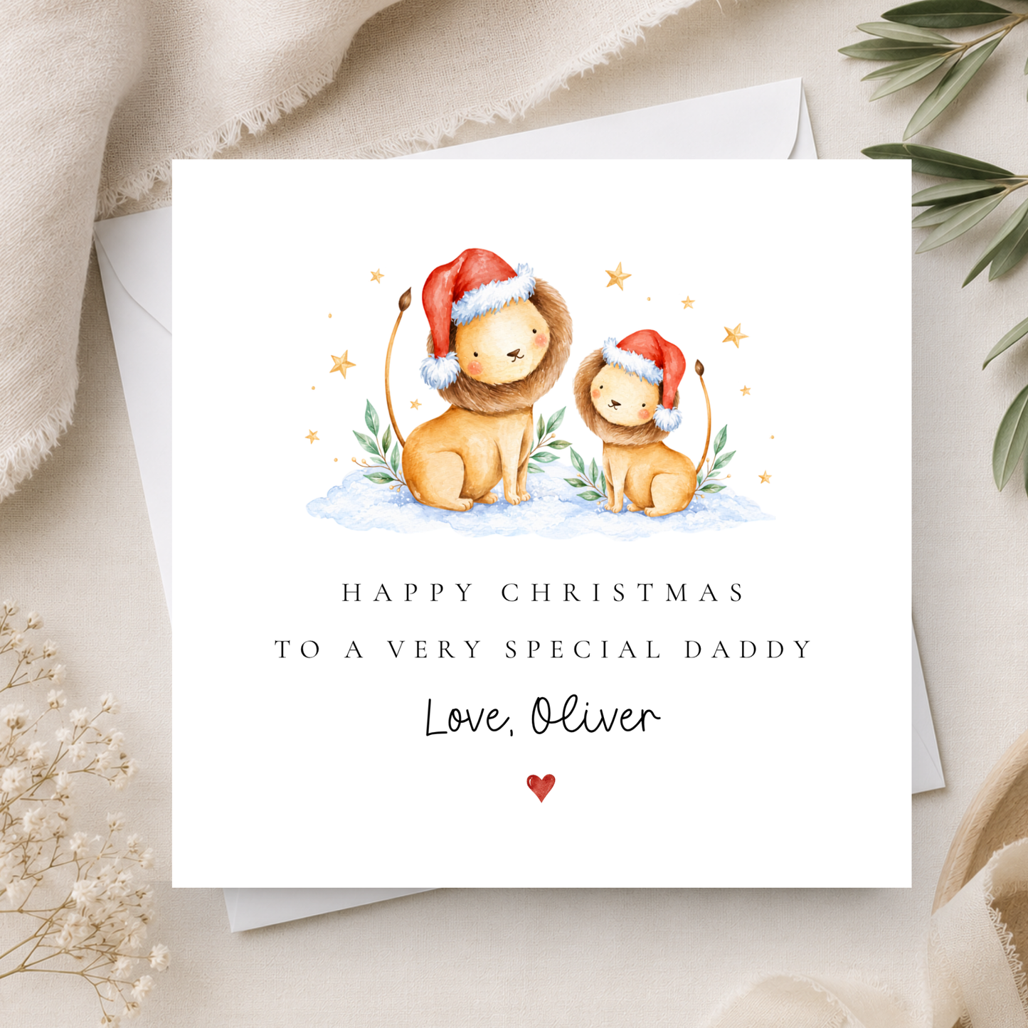 Christmas Card For Daddy