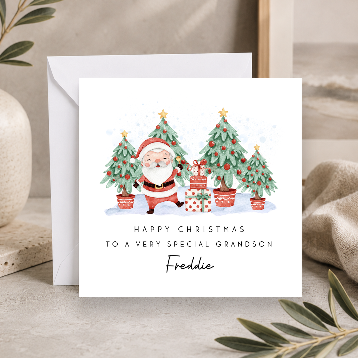 Santa Christmas Card