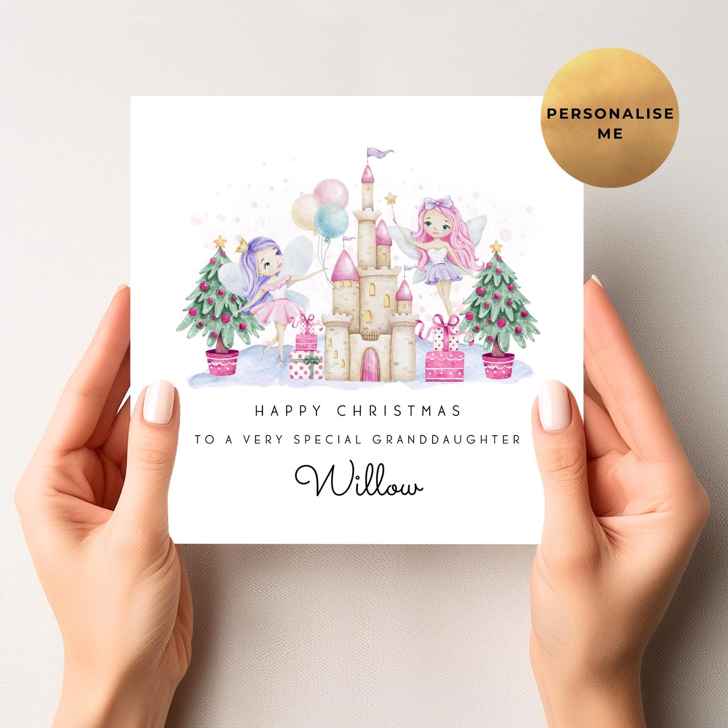 Princess Fairy Christmas Card
