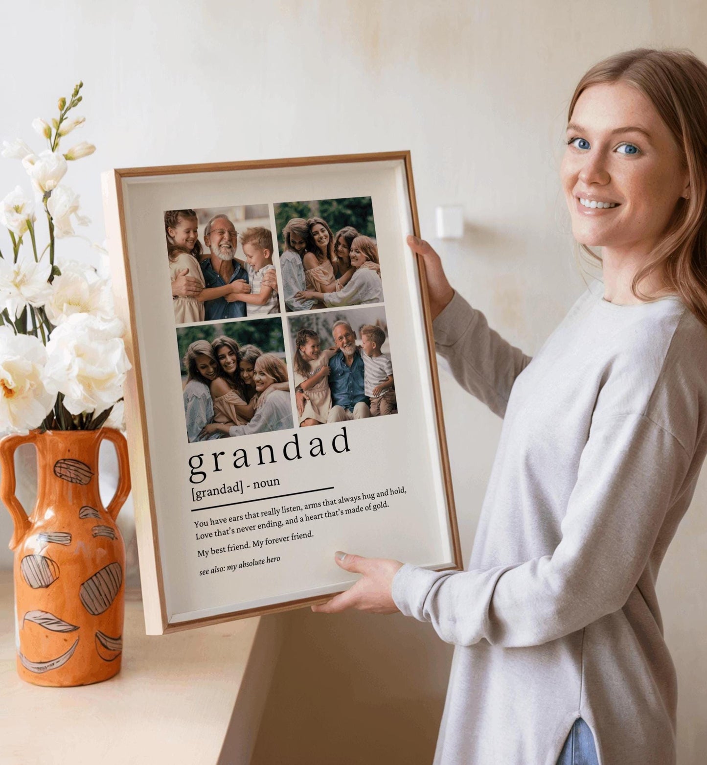 Photo Print For Grandad