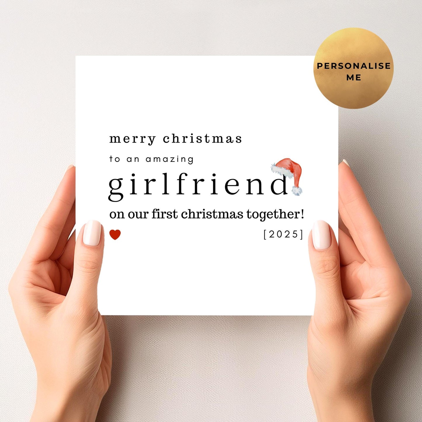 Christmas Card for Girlfriend