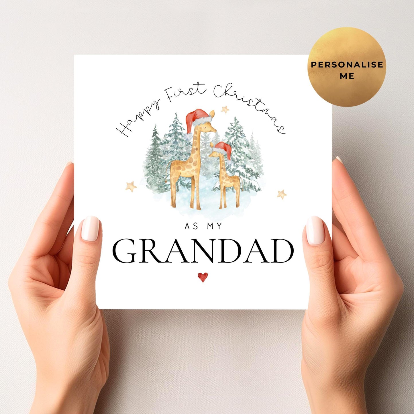 First Christmas As My Grandad Card