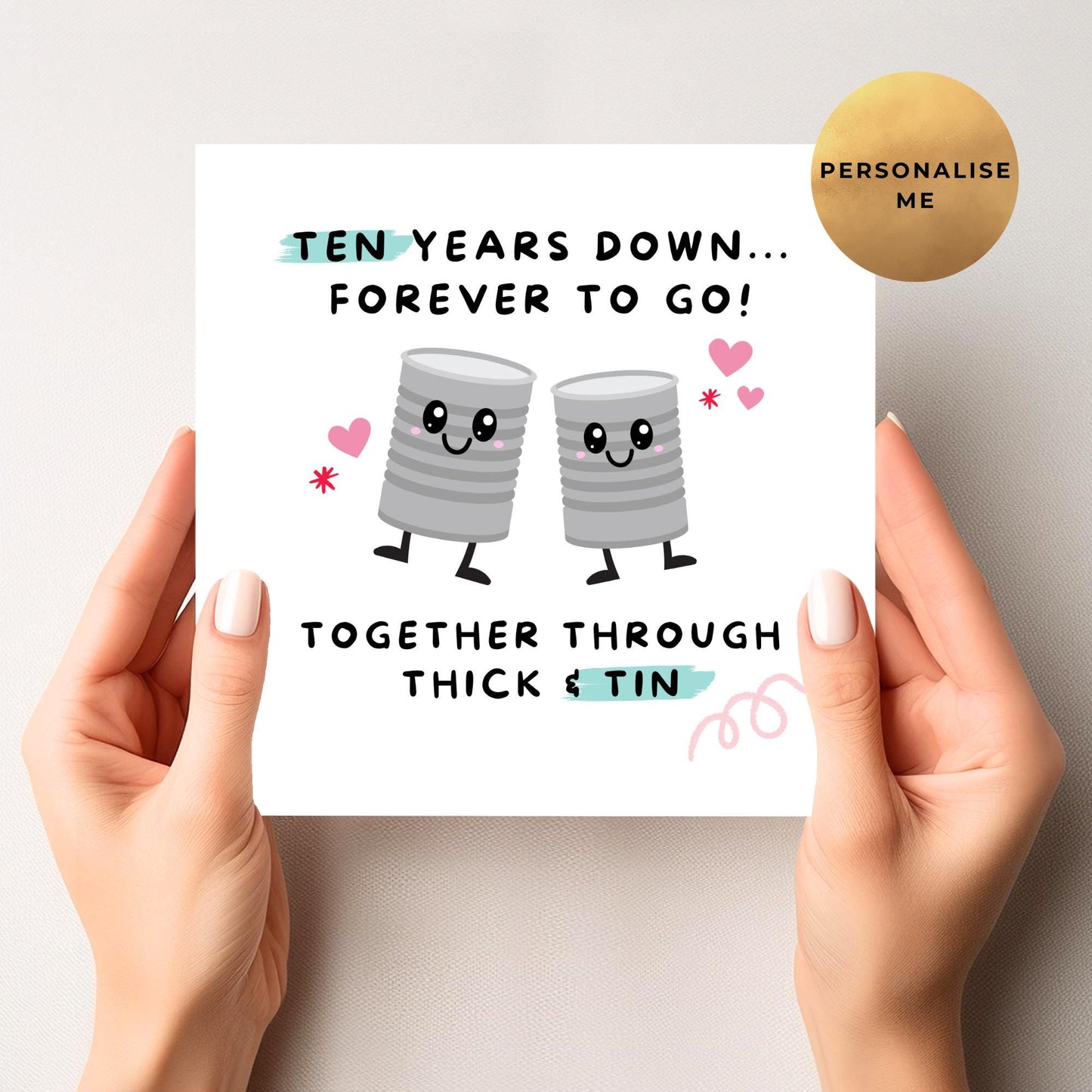 Tenth Anniversary Card