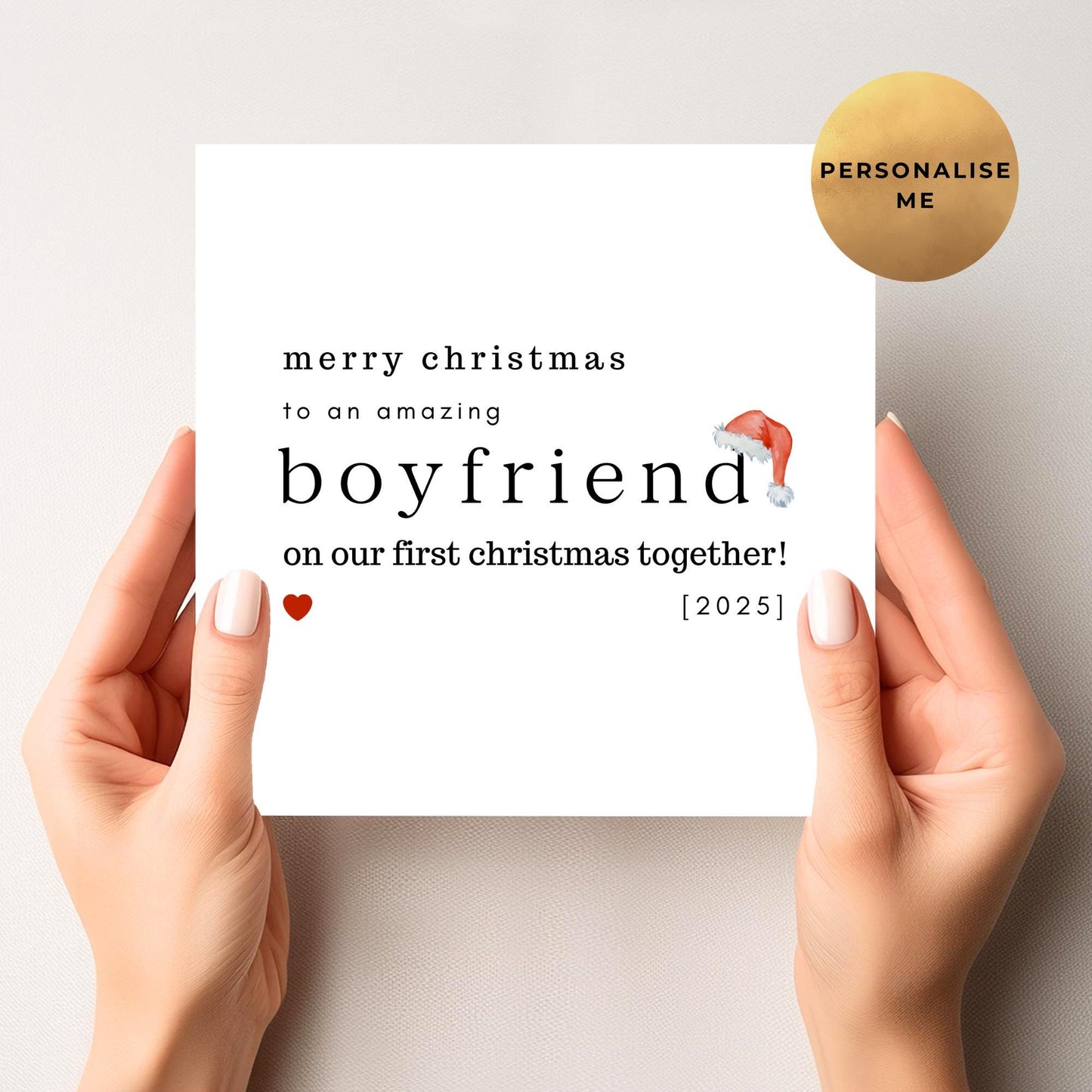 Christmas Card for Boyfriend