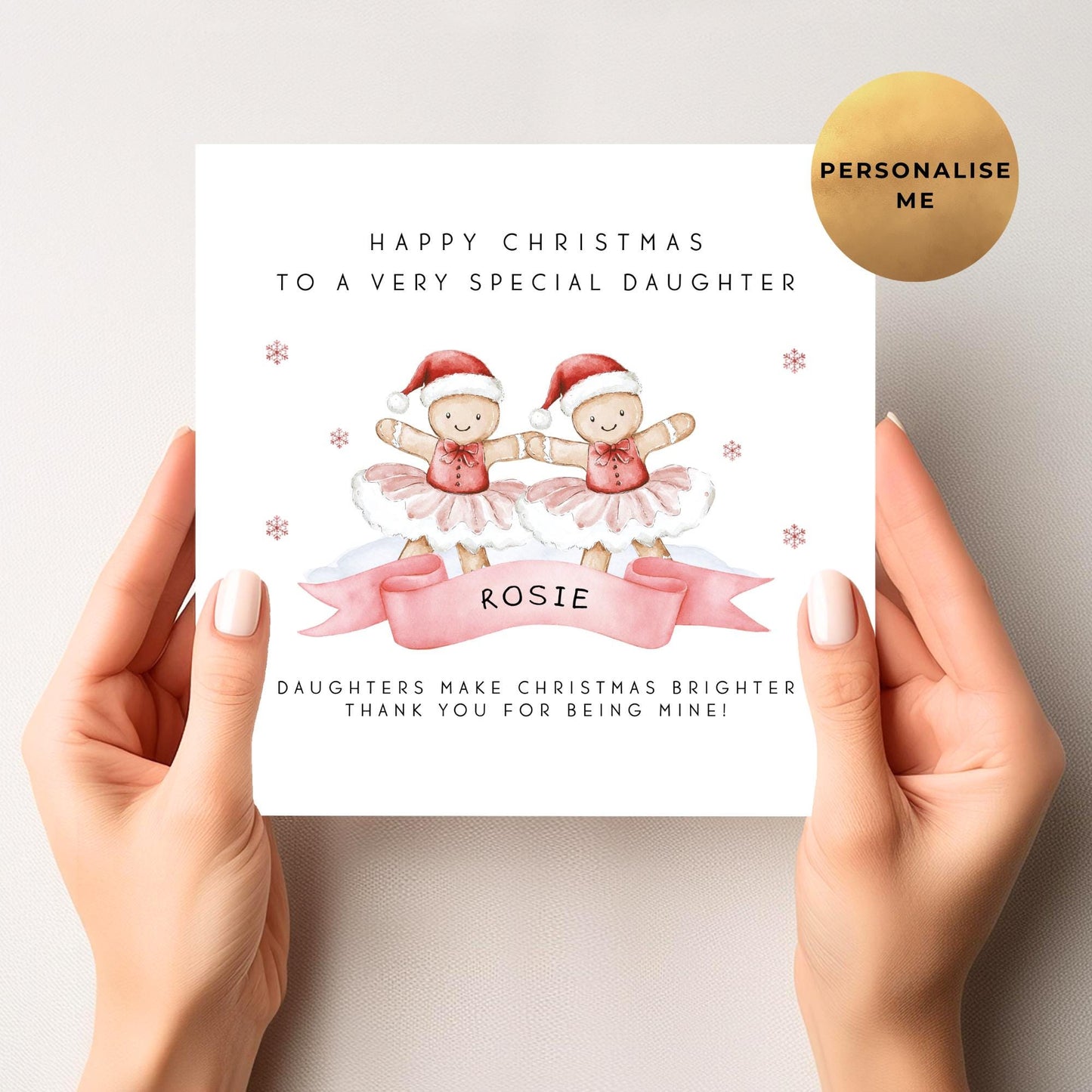 Gingerbread Christmas Card