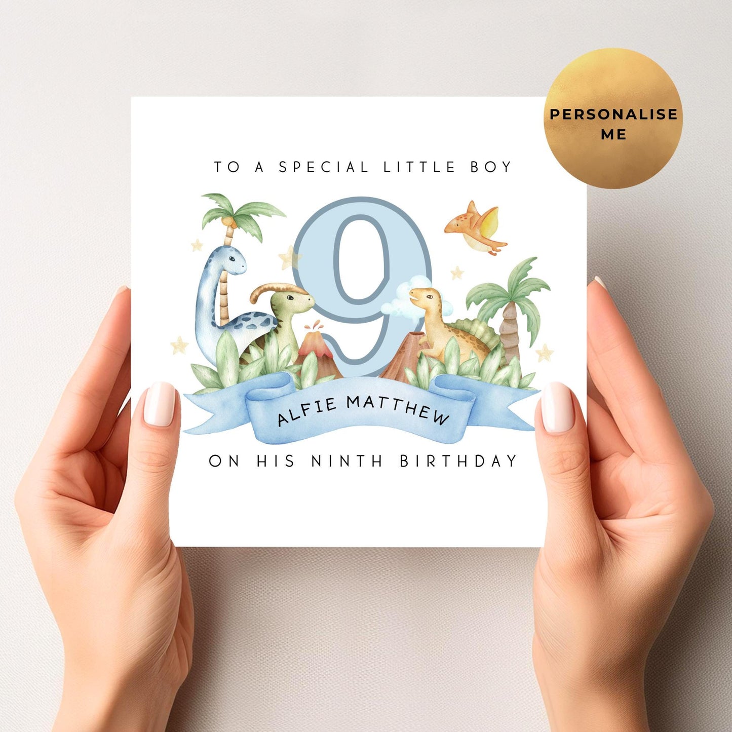 Dinosaur Birthday Card