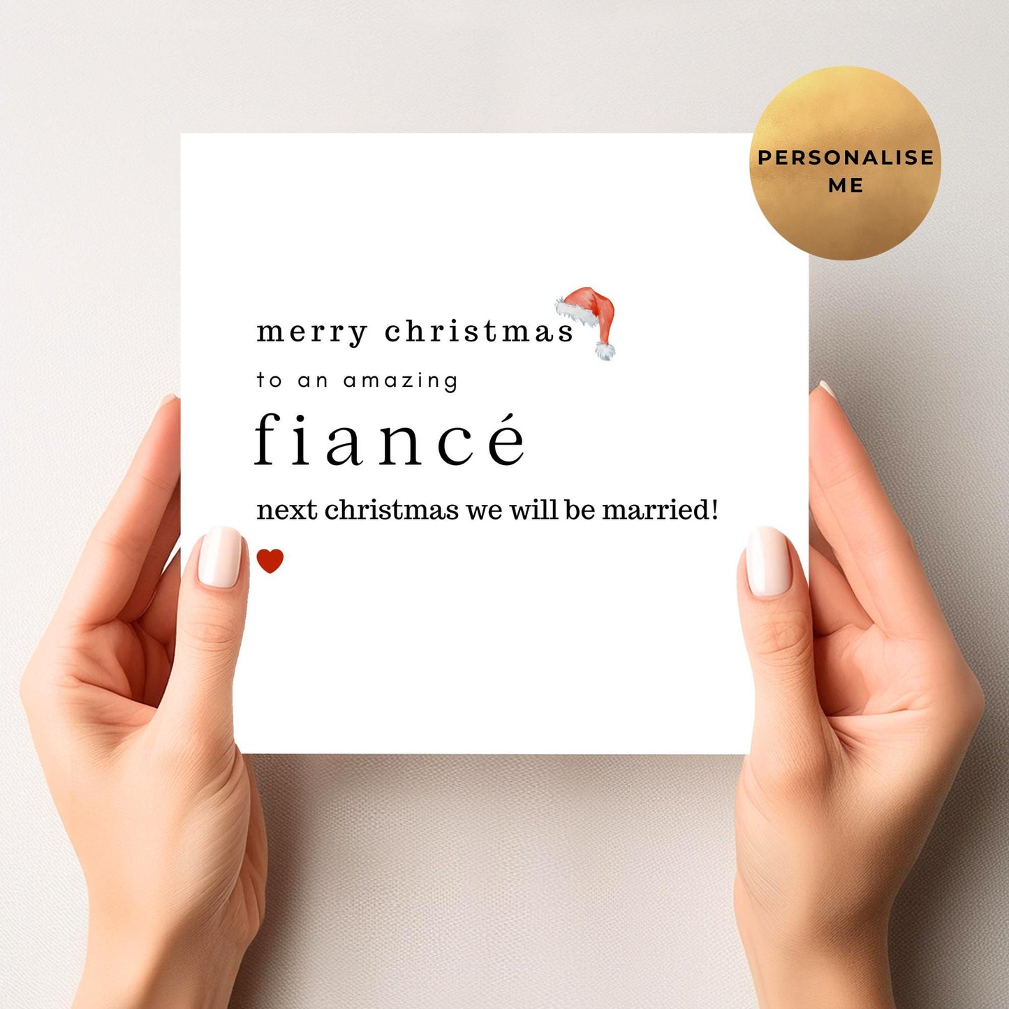 Christmas Card for Fiancé